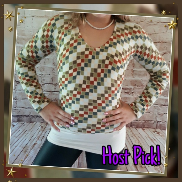 Loro Piana Sweaters - HP! Loro Piana Sz M Rust Multi Cashmere Sweater